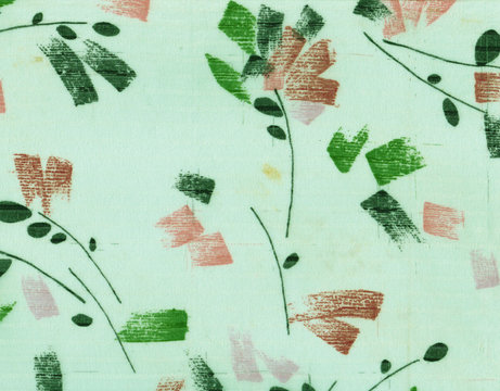 Fond abstrait de fleurs stylis&eacute;es.