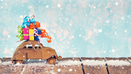 bunte Weihnachtsgeschenke