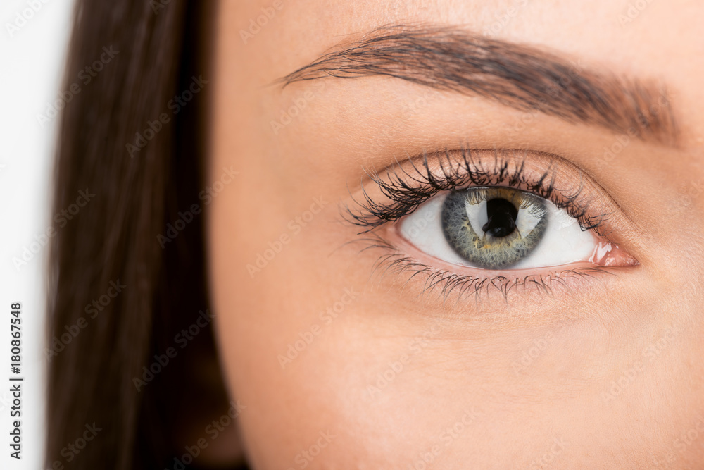 Wall mural woman with beautiful eye