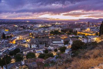 Panorama of Granada