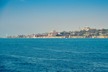 Fototapeta premium View of the mosque in Istanbul