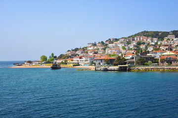 Fototapeta na wymiar Adalar Island in Turkey. 