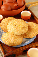 Pork floss pastry for tea time