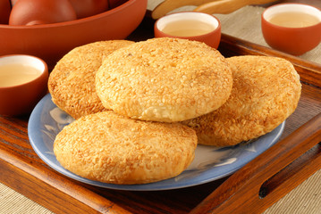 Pork floss pastry for tea time