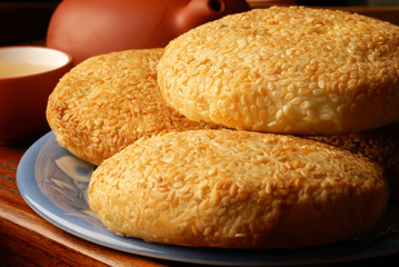 Pork floss pastry for tea time