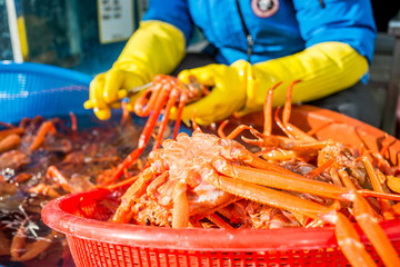 홍게 대게 속살 음식점 홍게찜 crab