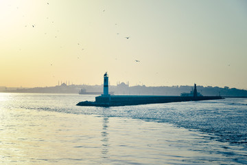 View of the mosque in Istanbul