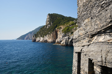View of Saint Peter Church to Grotta di Lord Byron Cave