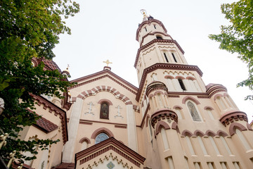 Traditional Cathedral building in Vilnius, Lithuanian