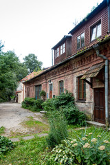 Fototapeta na wymiar Uzupio in Vilnius' old town, a UNESCO World Heritage Site