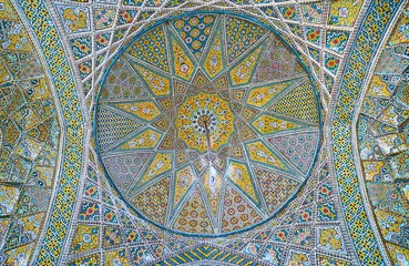The dome in Sepahsalar complex, Tehran