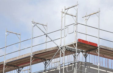 Baugerüst aus Metall