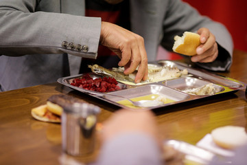 Cafeteria for poor people