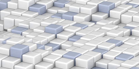 Obraz premium Abstract color cube block