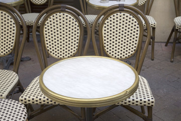 French Cafe Table and Chairs