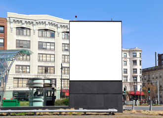 Square Billboard In The City