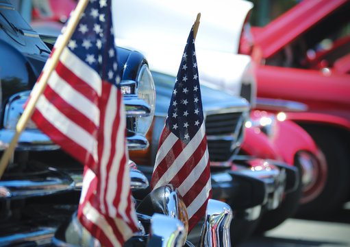 American Flags and Chrome, a Fourth of July Car Show