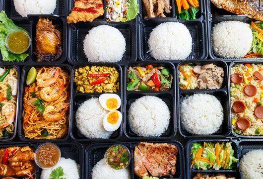 Variety Thai Meal Boxes.