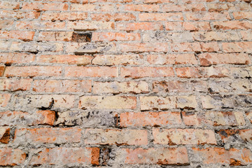 Naklejka premium Scuffed brick wall