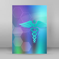 Medical concept cover backdrop brochure page13