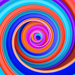 Abstract colorful circle swirl background