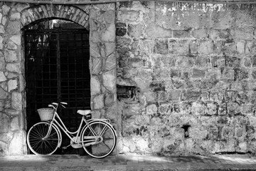 Fototapeta na wymiar Old streets of Cefalu,Sicily