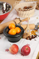 weihnachtliche backzutaten