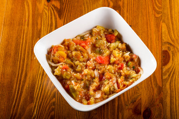 Adjapsandali - caucasian vegetable grill mix