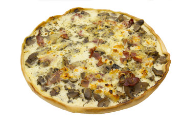 tarte aux champignons
