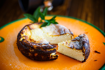 appetizing sweet cottage cheese casserole