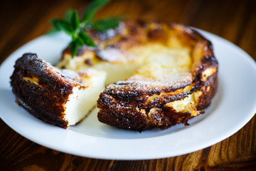 appetizing sweet cottage cheese casserole