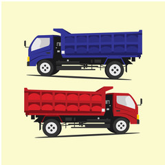 dump truck Logo Vector Template Design