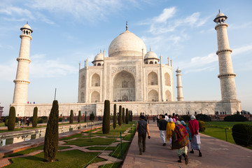 Fototapeta na wymiar Taj Mahal in Agra, Indien