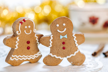 Hand made Christmas theme decorated cookies