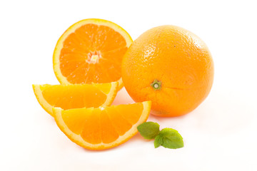 orange isolated on white background