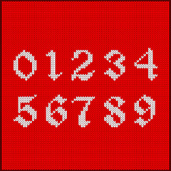 knitted ten digits