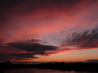 Fototapeta na wymiar stockholm sunset