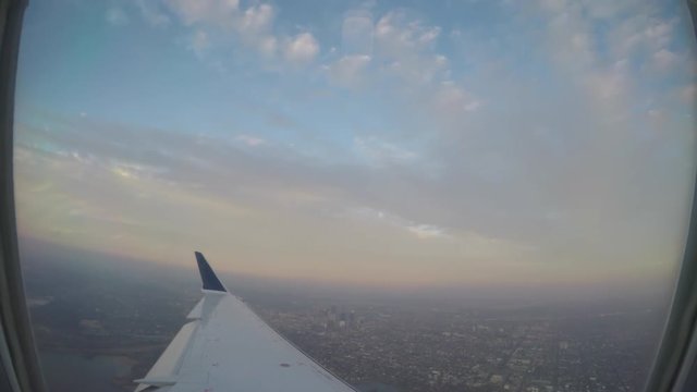MSP Descending over city