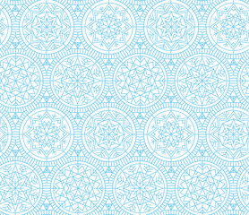 Pale color snowflakes Xmas and New Year elegant luxury style seamless pattern. Abstract winter vector background. Repeatable motif for holiday wrapping paper, fabric, backdrop.