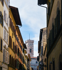 Fototapeta na wymiar Cattedrale di Santa Maria del Fiore is the main church of Florence, Italy. Il Duomo di Firenze