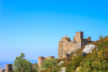 Obraz premium Medieval castle of Loarre,Aragon, Spain