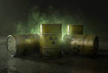 Atommüll in Fässern © lassedesignen