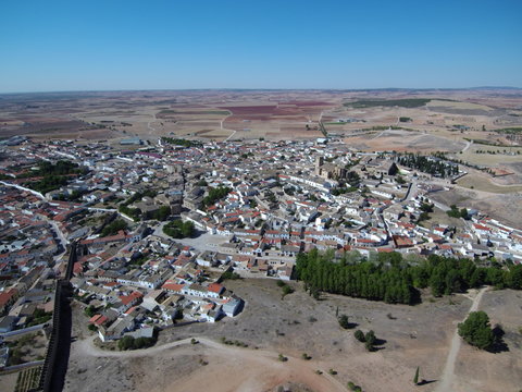 Belmonte, poblacion historica de Cuenca (Castilla la Mancha, España)