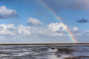 Regenbogen - Ein deutliches Zeichen, das es gleich von oben recht nass wirde