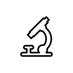 Microscope flat icon