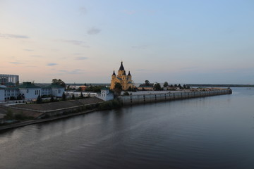 Fototapeta premium Views of Nizhniy Novgorod, Russia, 2017