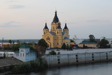 Fototapeta na wymiar Views of Nizhniy Novgorod, Russia, 2017