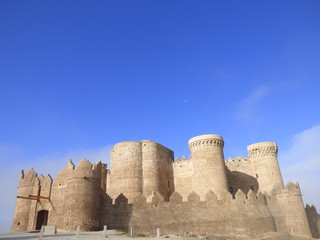 Naklejka premium Belmonte, poblacion historica de Cuenca ( Castilla la Mancha, España)