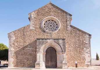 Fototapeta na wymiar Iglesia Santa María do Castelo, Lourihna, Distrito de Lisboa, Portugal