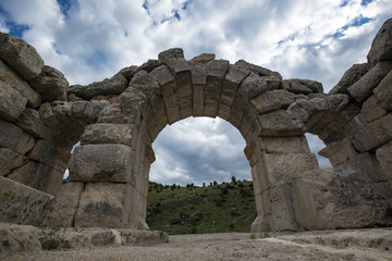 Fototapeta na wymiar Sar antique city from Saimbeyli, Adana in Turkey